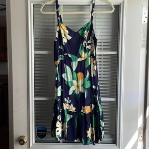 Floral Navy Dress